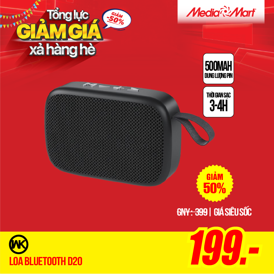 Loa bluetooth WK D20 3W