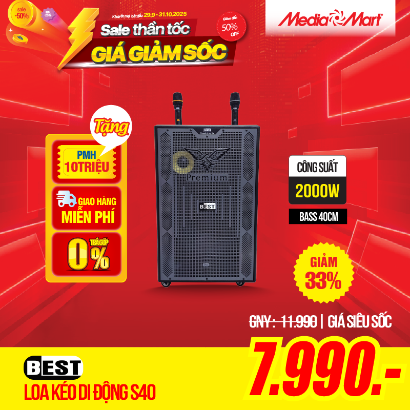 loa kéo - s40