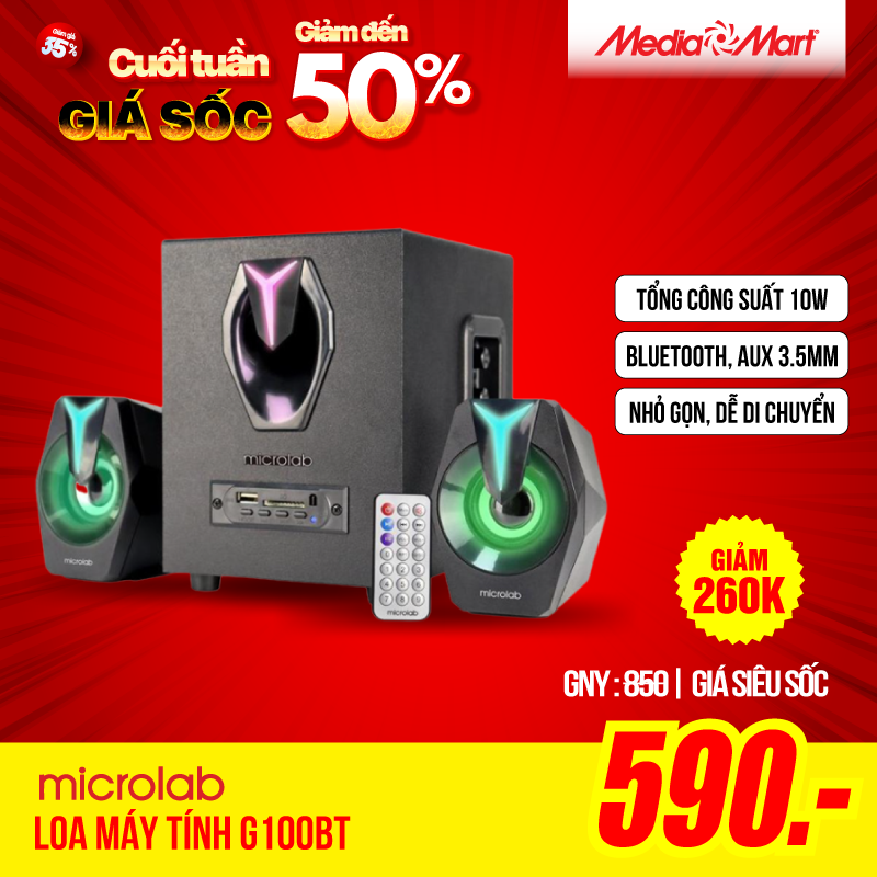 Loa máy tính Microlab G100BT