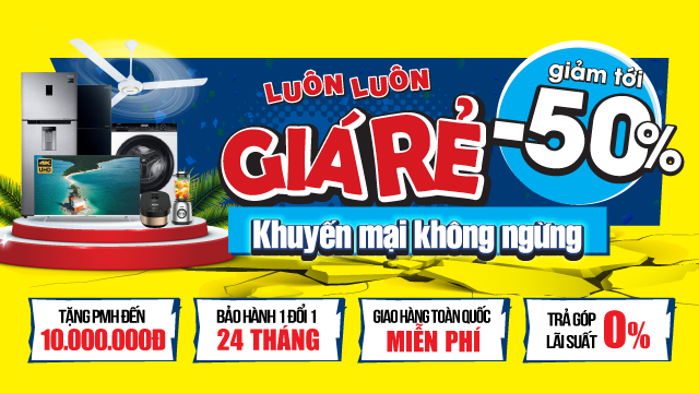 Luôn luôn giá rẻ -Khuyến mại không ngừng (Click ngay)