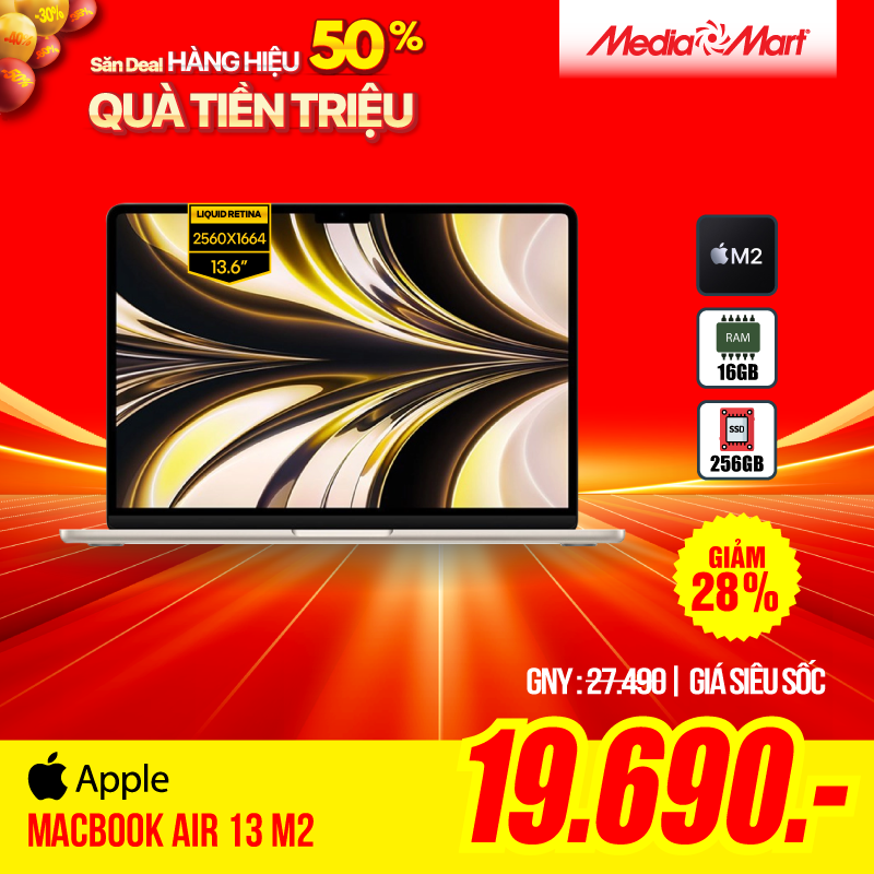 MacBook Air 13 M2 MC7W4SA/A Starlight