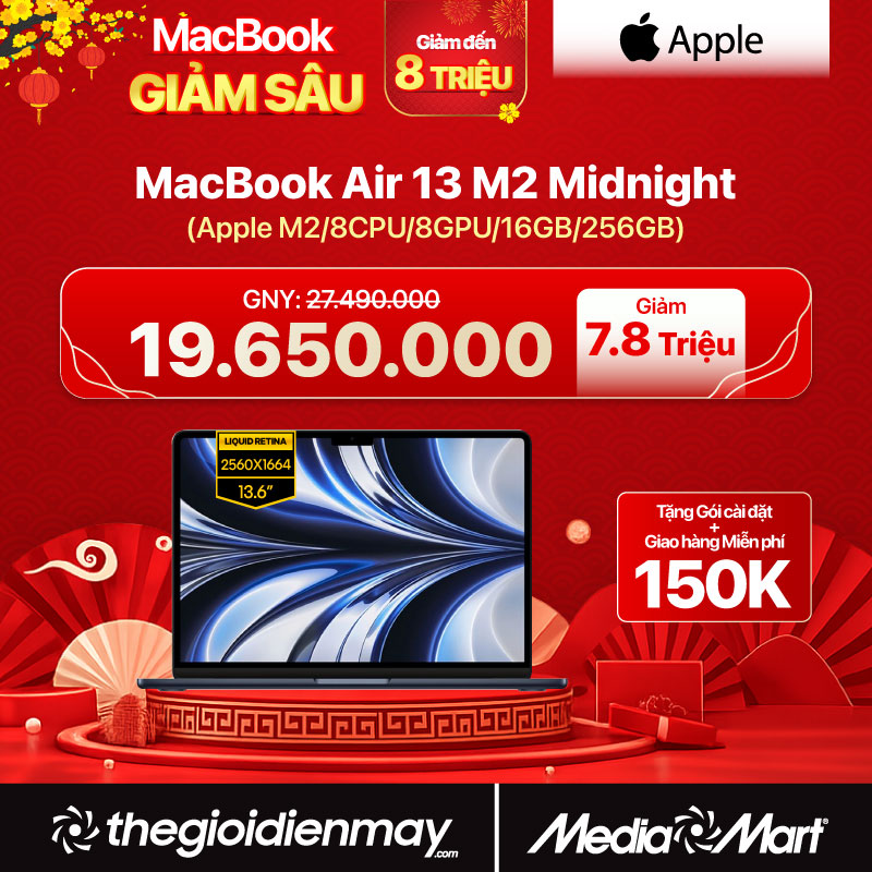 MacBook Air 13 M2 MC7X4SA/A Midnight
