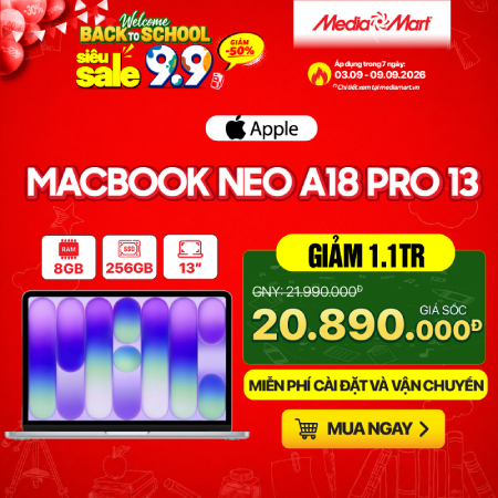 Macbook Neo A18 Pro 13 /A18Pro/6CPU/5GPU/8GB/512GB/Touch ID