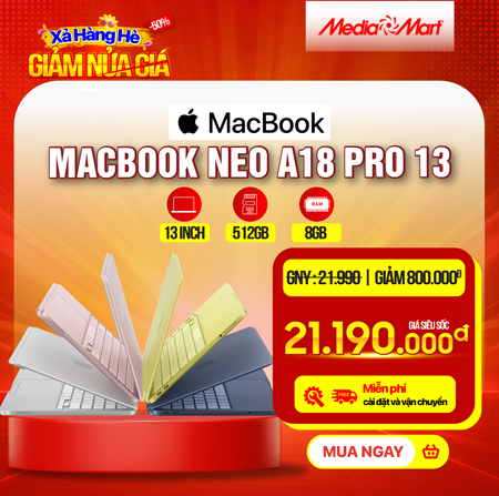 Macbook Neo A18 Pro 13 MHFG4SA/A Indigo