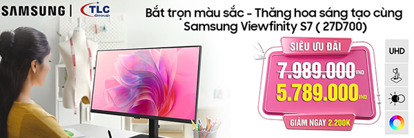 Màn hình đồ họa Samsung ViewFinity S7 LS27D700EAEXXV