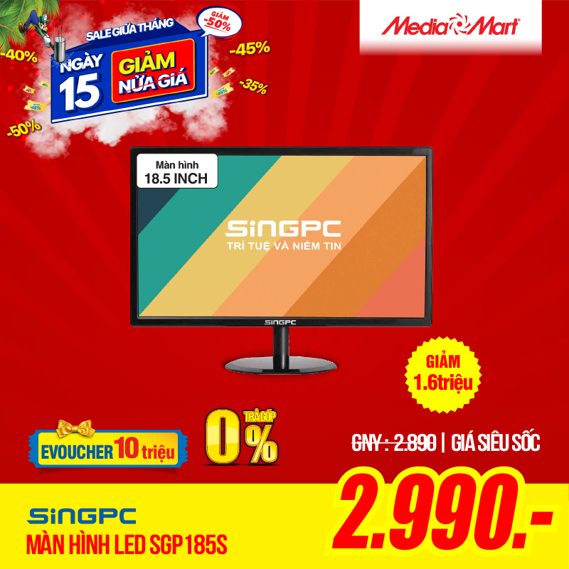 Màn hình LED SingPC SGP185S