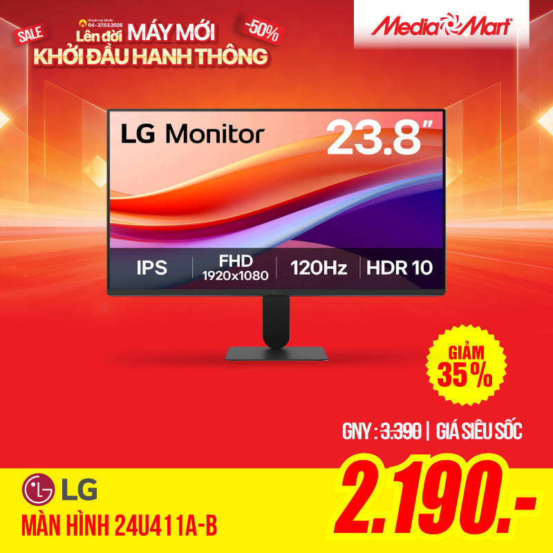 Màn hình LG 24U411A-B