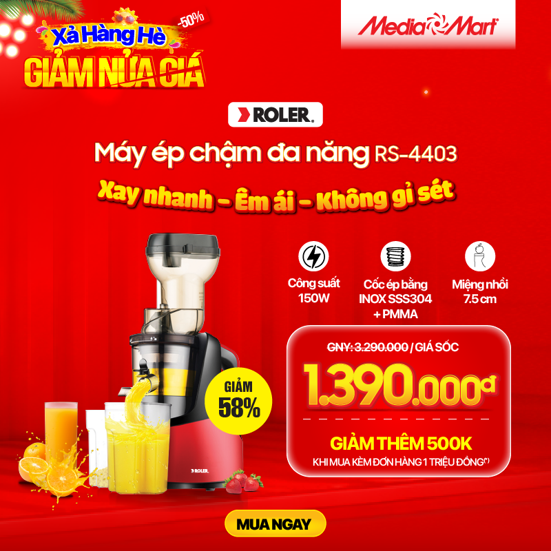 Máy ép chậm đa năng Roler RS-4403