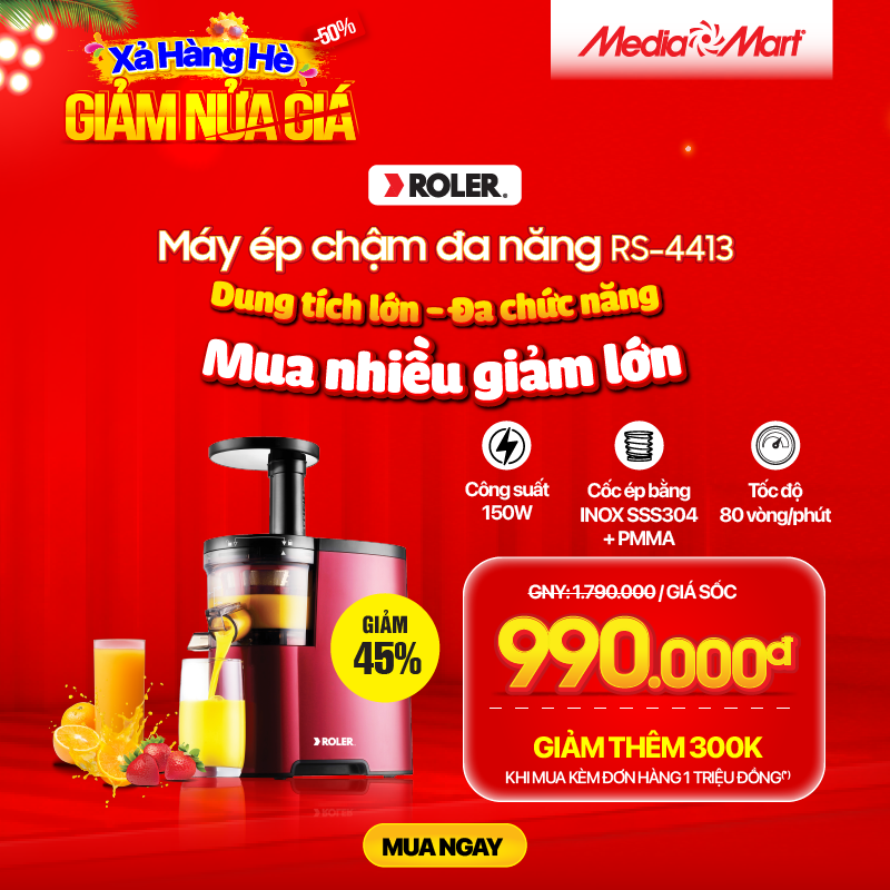 Máy ép chậm đa năng Roler RS-4413