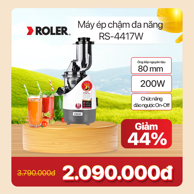 Máy ép chậm đa năng Roler RS-4417W