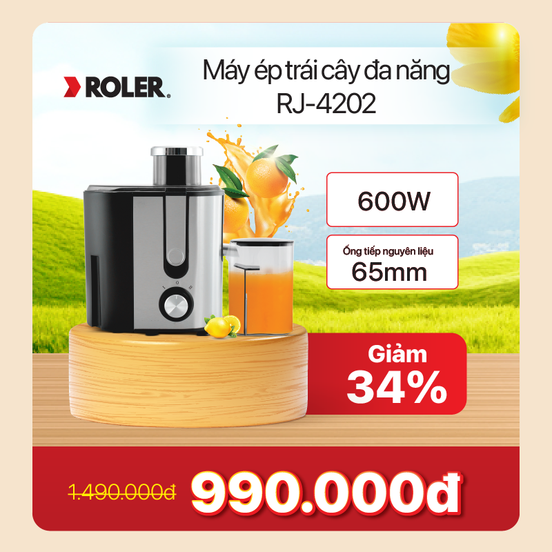 Máy ép trái cây đa năng Roler RJ-4202