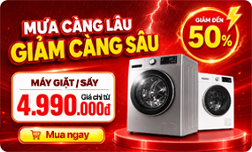 Máy giặt mưa lâu