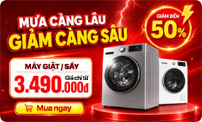 Máy giặt mưa lâu
