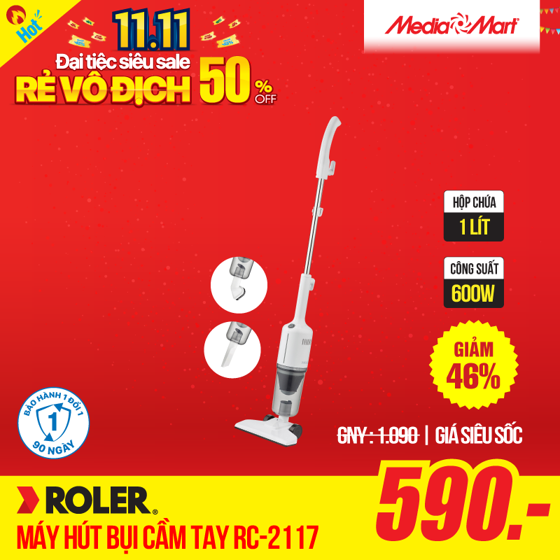 Máy hút bụi cầm tay Roler RC-2117