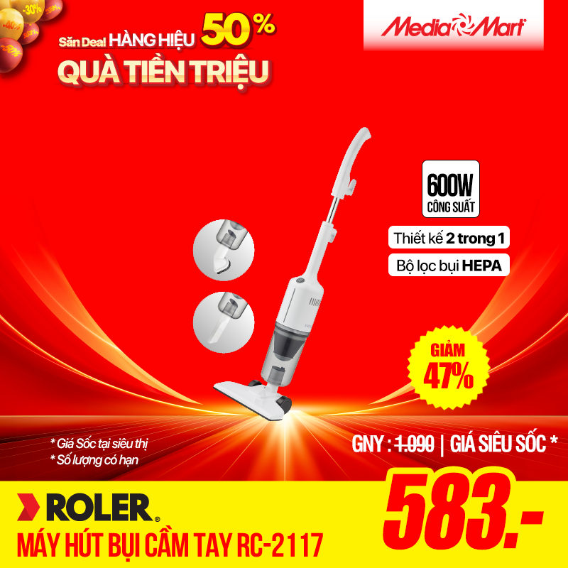 Máy hút bụi cầm tay Roler RC-2117