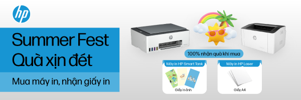 Máy in HP tặng giấy in