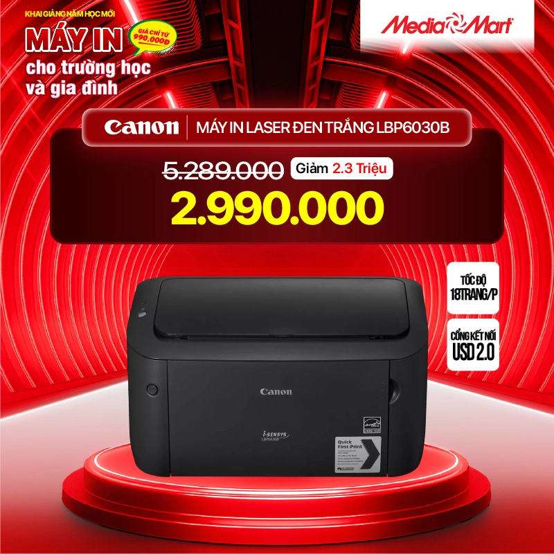Máy in laser đen trắng Canon LBP6030B