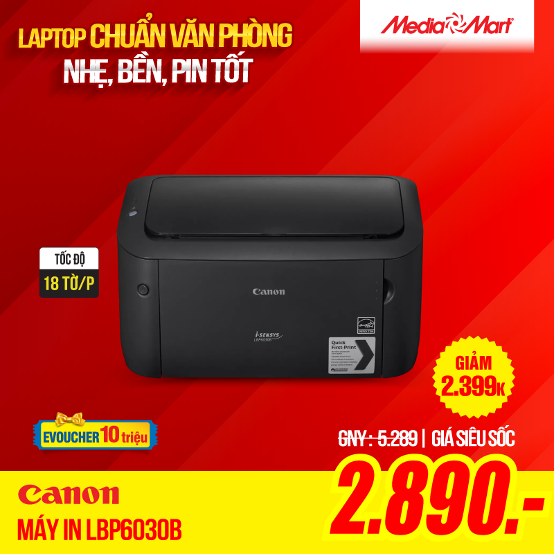 Máy in laser đen trắng Canon LBP6030B