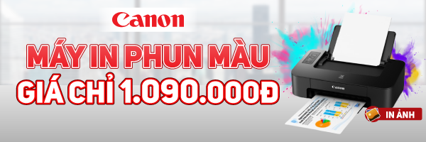 Máy in phun màu Canon Giá chỉ từ 1.090K