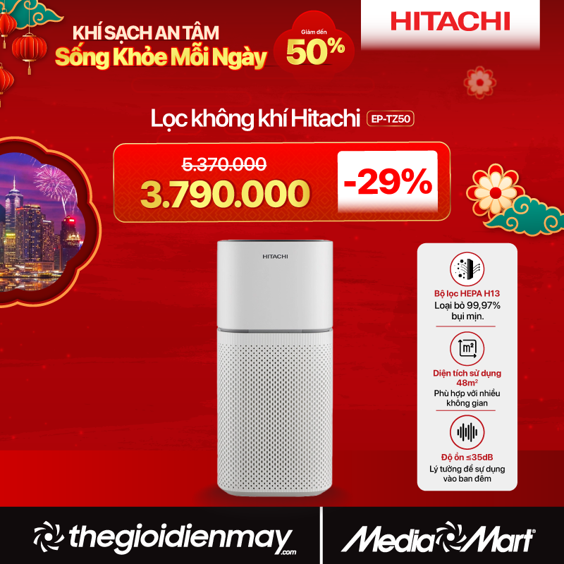 Máy lọc không khí Hitachi EP-TZ50