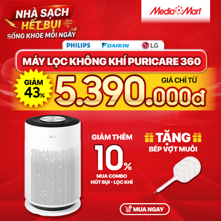 Máy lọc không khí LG Puricare 360 Hit AS60GHWG0