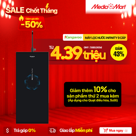 Máy lọc nước Kangaroo 9 cấp infinity KG109I