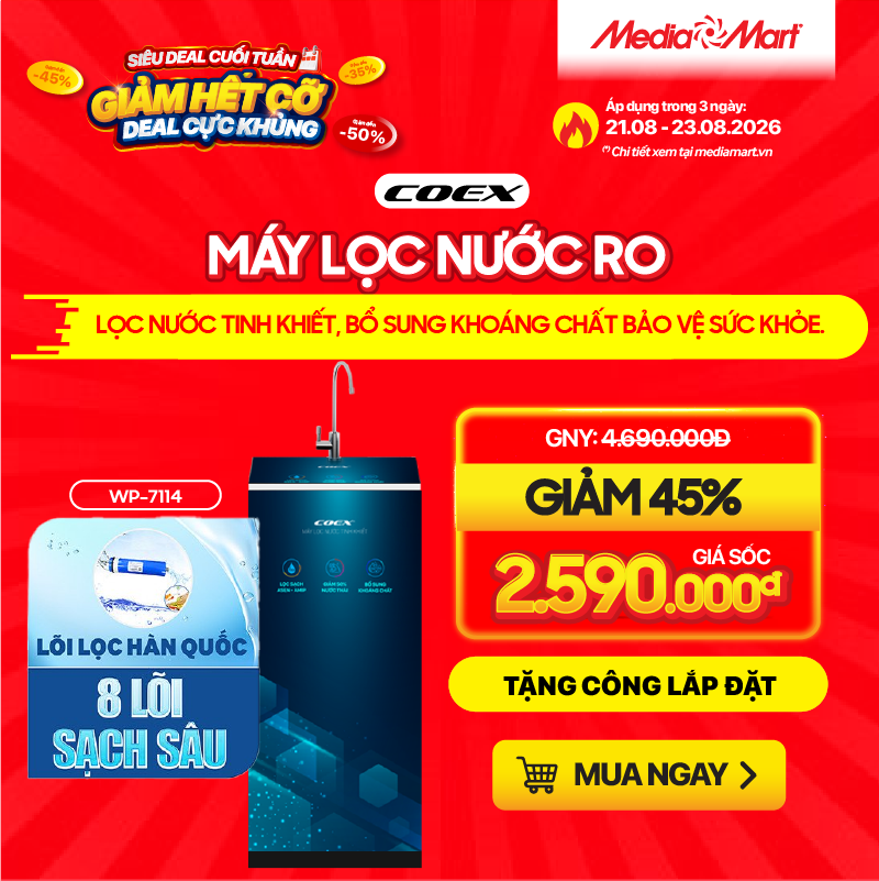 Máy Lọc Nước RO 8 cấp Coex WP-7114