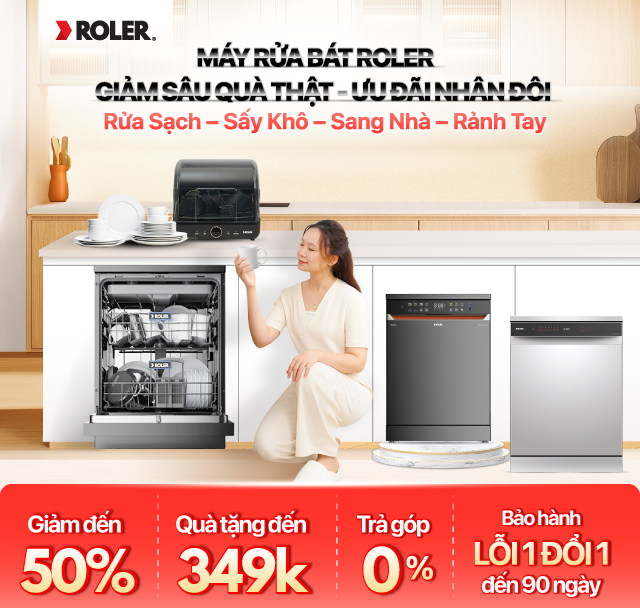 Máy rửa bát Roler
