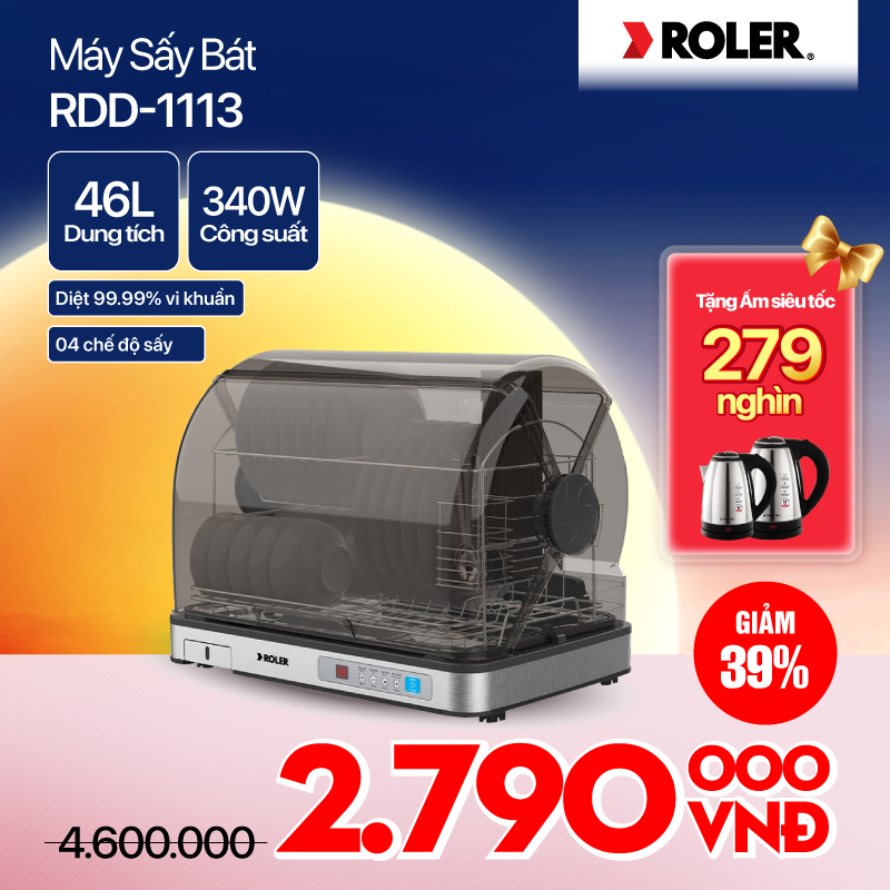 Máy sấy bát Roler RDD-1113