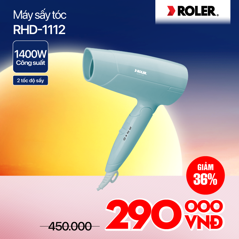 Máy Sấy Tóc 1400W ROLER RHD-1112