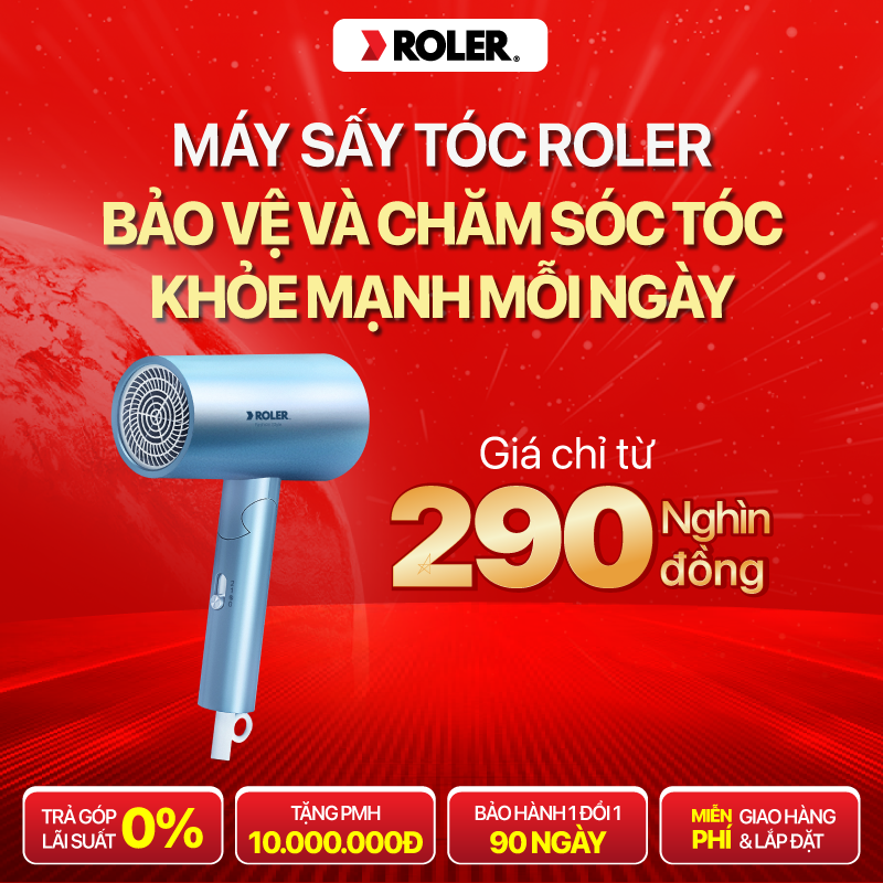 Máy sấy tóc Roler chỉ từ 290K