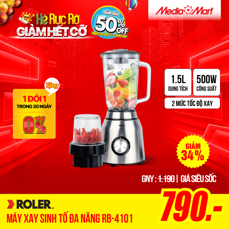 Máy xay sinh tố đa năng Roler RB-4101