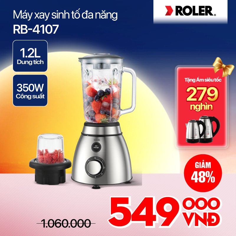 Máy xay sinh tố đa năng ROLER RB-4107