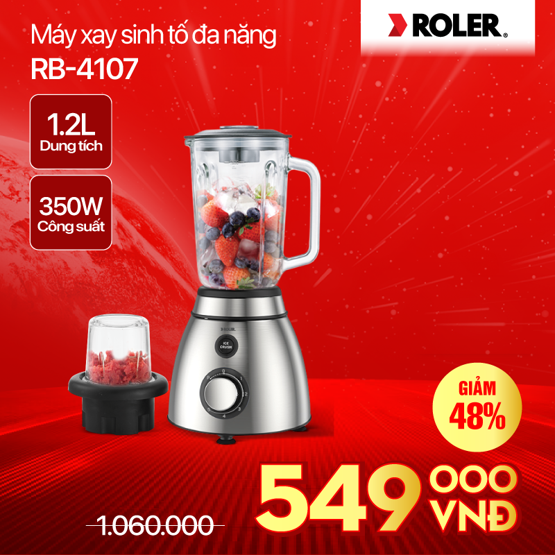 Máy xay sinh tố đa năng Roler RB-4107