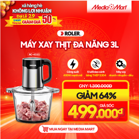 Máy xay thịt đa năng Roler RC-4333