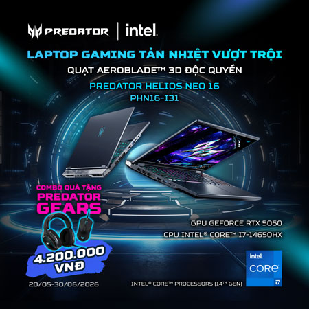 MỞ BÁN PREDATOR HELIOS NEO