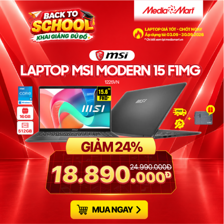 MSI Modern 15 F1MG-1225VN