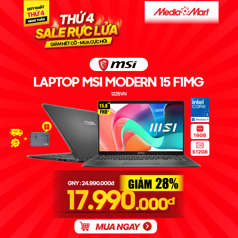 MSI Modern 15 F1MG-1225VN