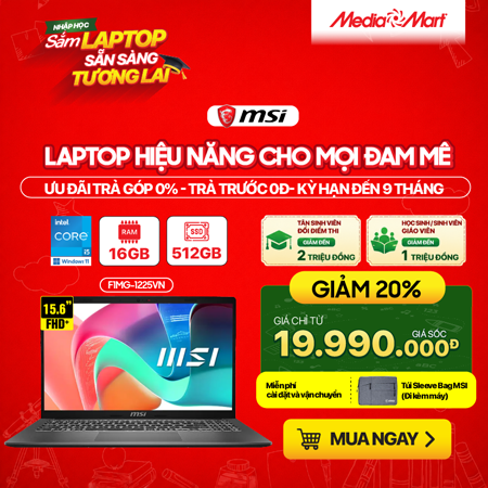 MSI Modern 15 F1MG-1225VN