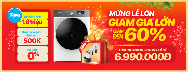 Mừng đại lễ máy giặt