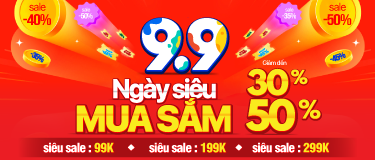 NGÀY SIÊU MUA SẮM – ĐỒNG LOẠT GIẢM 30%, 50%