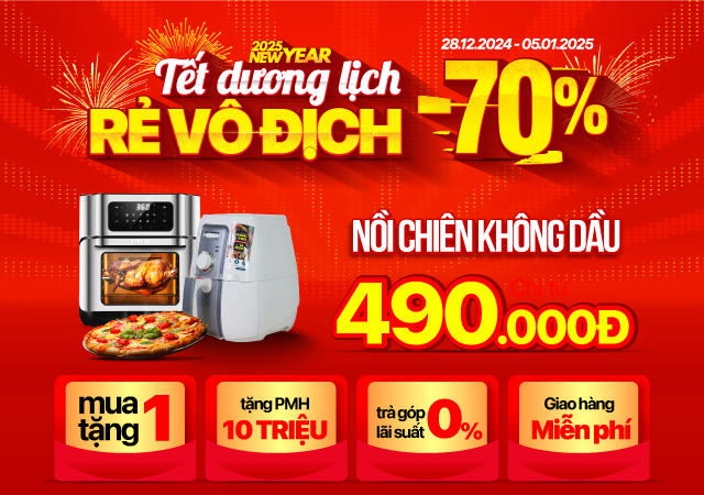 Nồi chiên không dầu giảm đến 50% giá chỉ từ 490.000Đ - (Xem ngay)