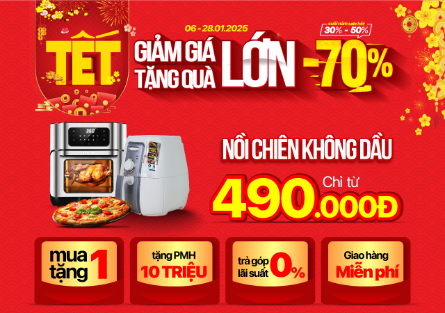 Nồi chiên không dầu giảm đến 70% giá chỉ từ 490.000Đ - (Xem ngay)