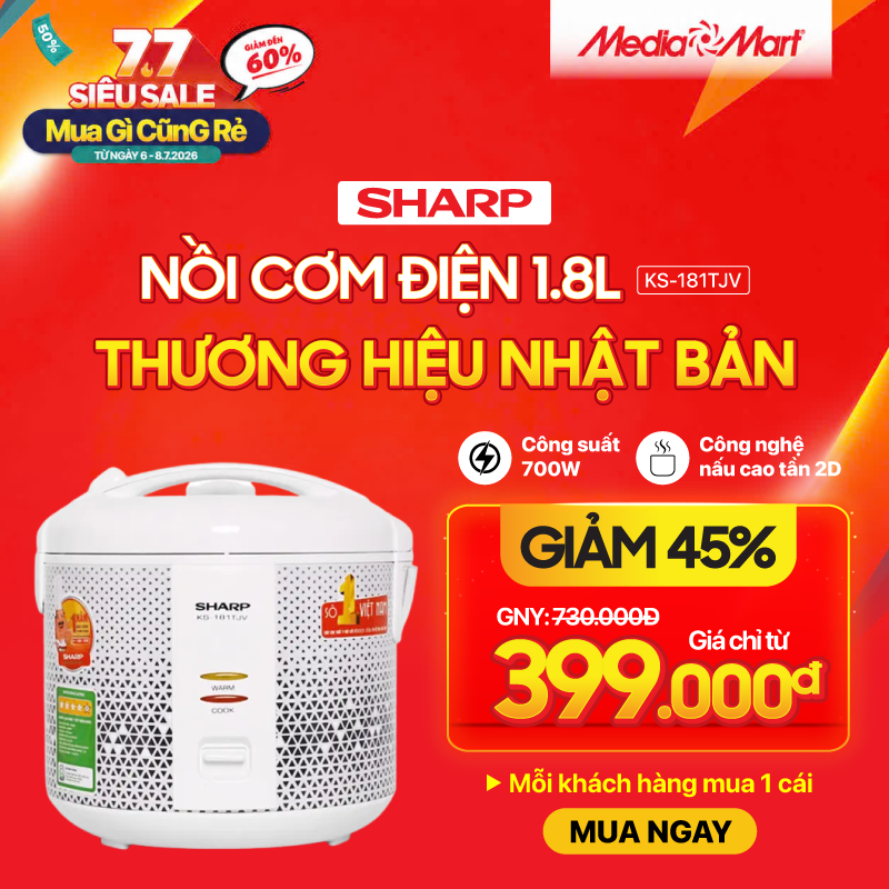 Nồi cơm 7.7