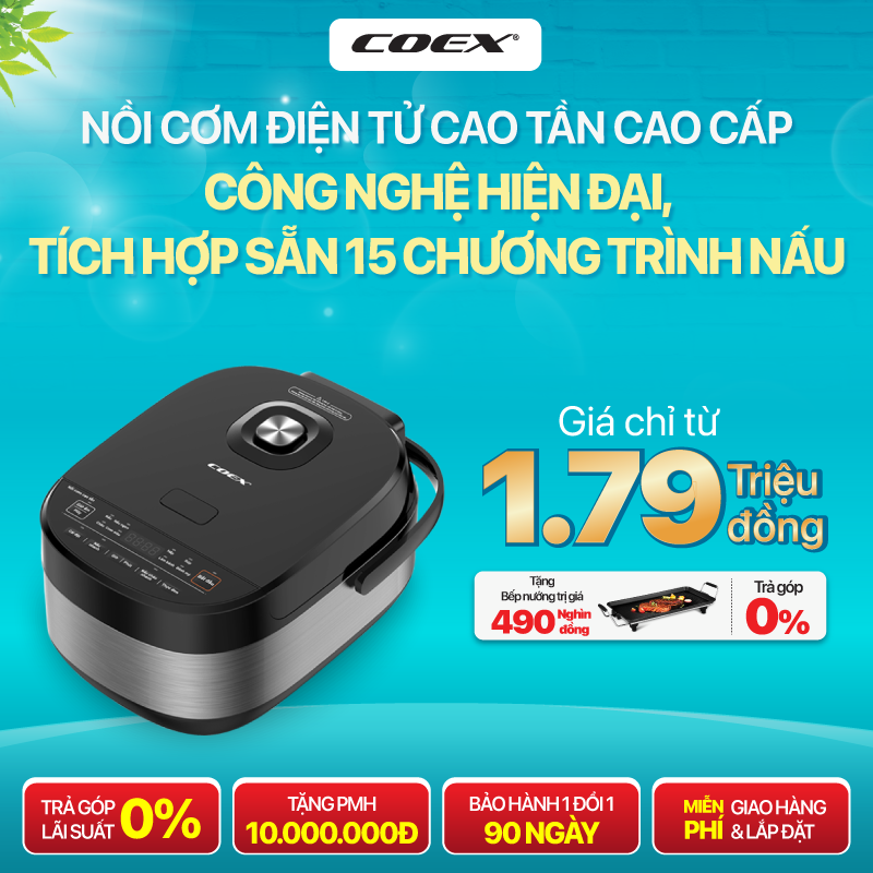 Nồi cơm cao tàn Coex từ 1.79tr