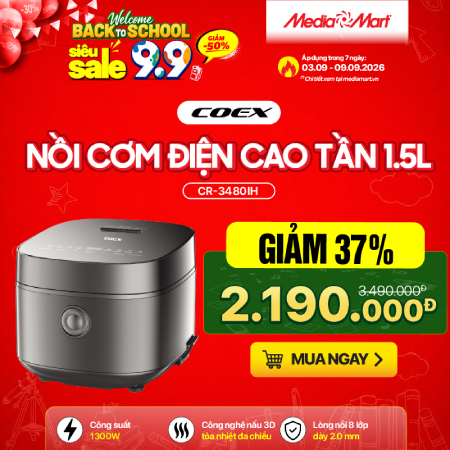 Nồi cơm điện cao tần Coex 1.5 lít CR-3480IH