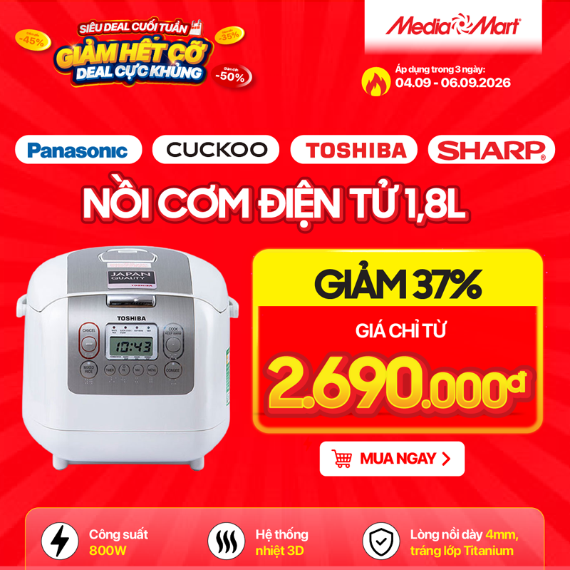 Nồi cơm điện Sale cuối tuần