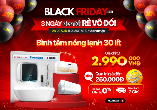 Nước ấm ngay - Giá mềm tay - Bình nóng lạnh -50% - Bình nóng lạnh gián tiếp giá chỉ từ 1.590.000đ, Bình nóng lạnh trực tiếp giá chỉ từ 990.000đ (Xem ngay)