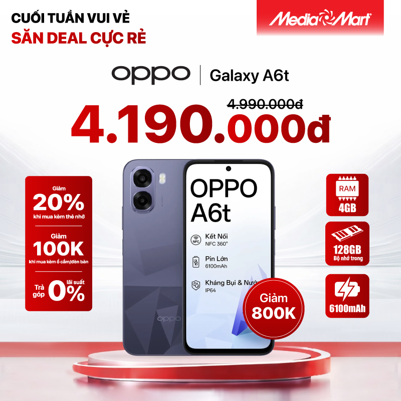 OPPO A6t 4GB + 128GB CPH2847