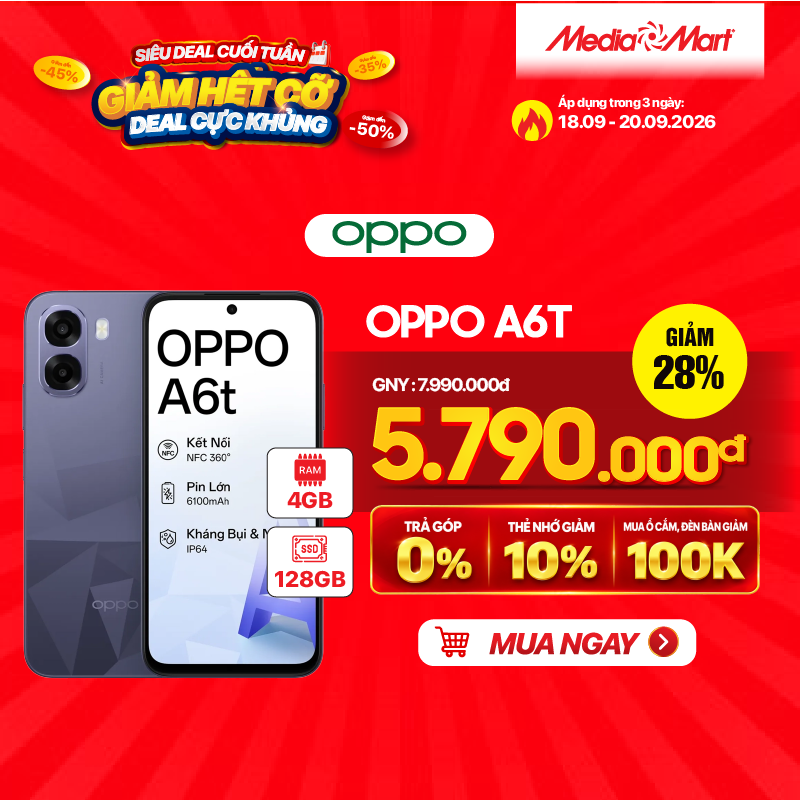 OPPO A6t 4GB + 128GB CPH2847